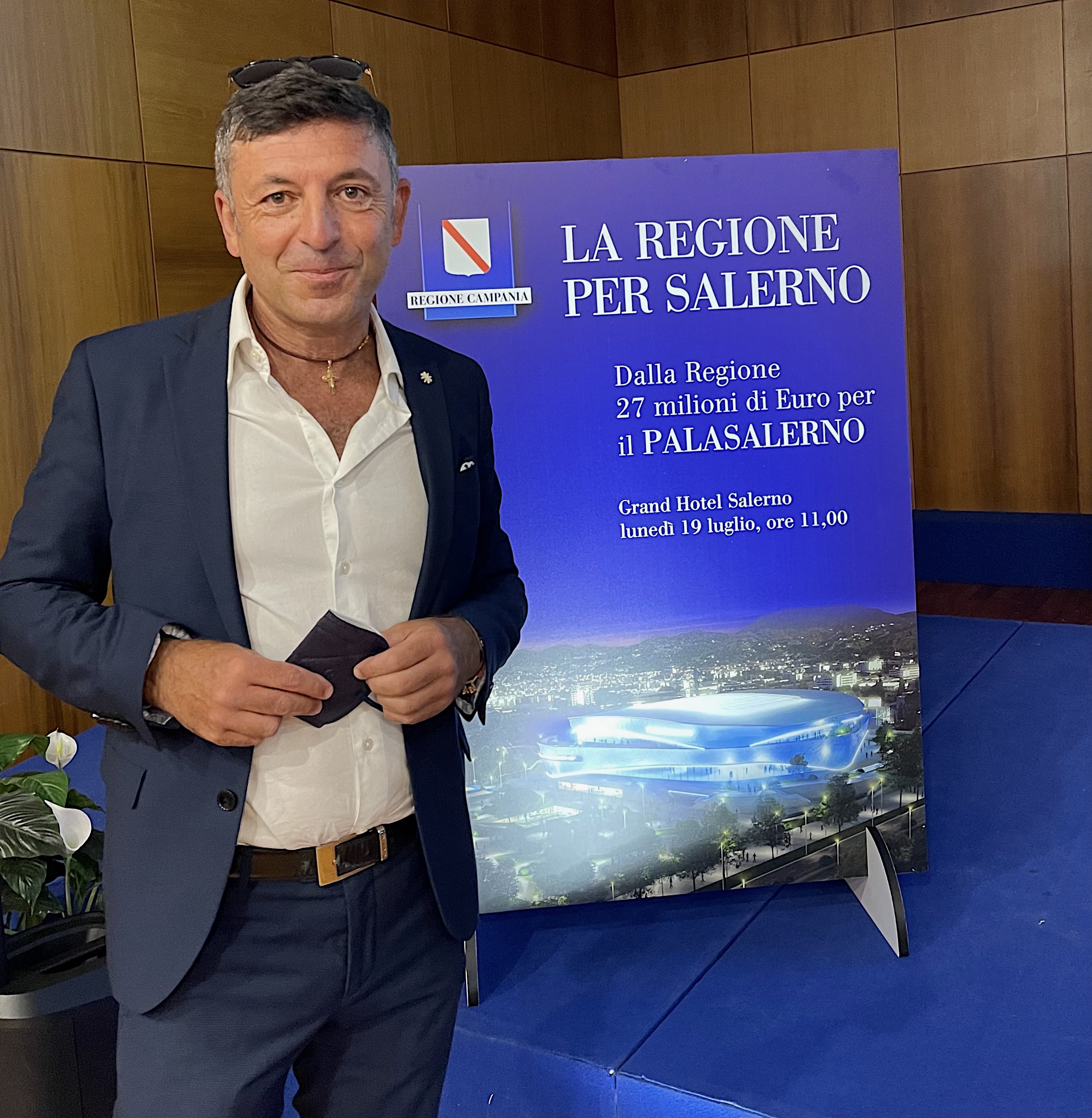 Progetto PalaSalerno: Caramanno “Lo sport al centro della ripartenza di Salerno per garantire un futuro migliore alla città”